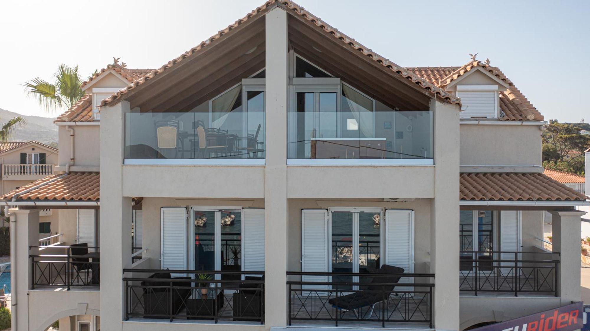 George Beachfront Apartments Lithakia  Quarto foto